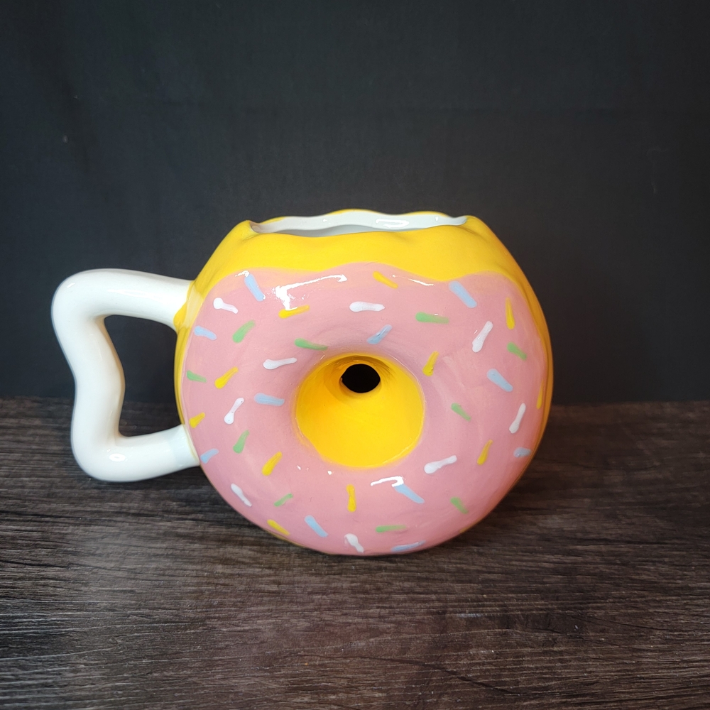 Donut Shaped Mug with Sprinkles
